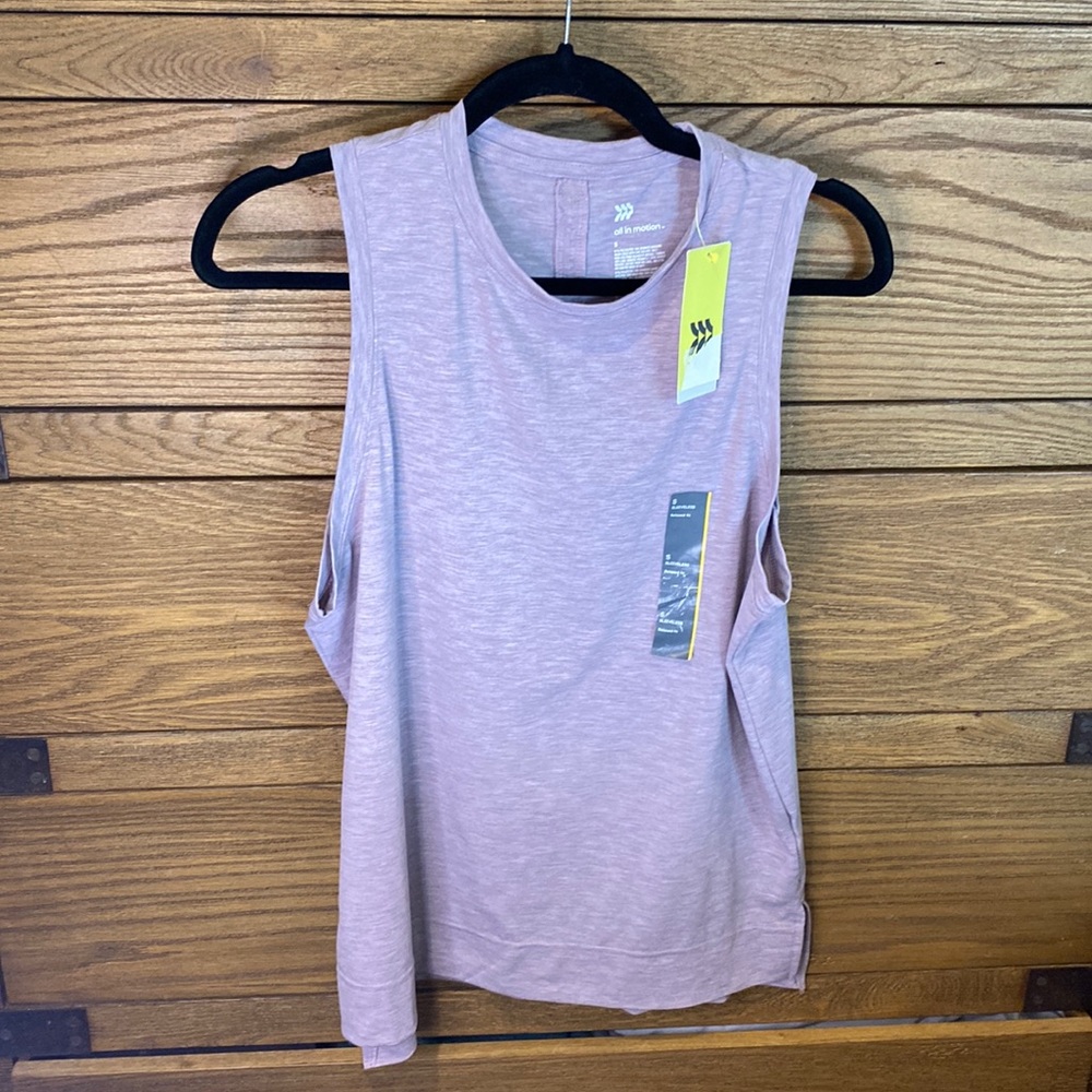 NWT All In Motion Lavender Sleeveless Active Tank Top